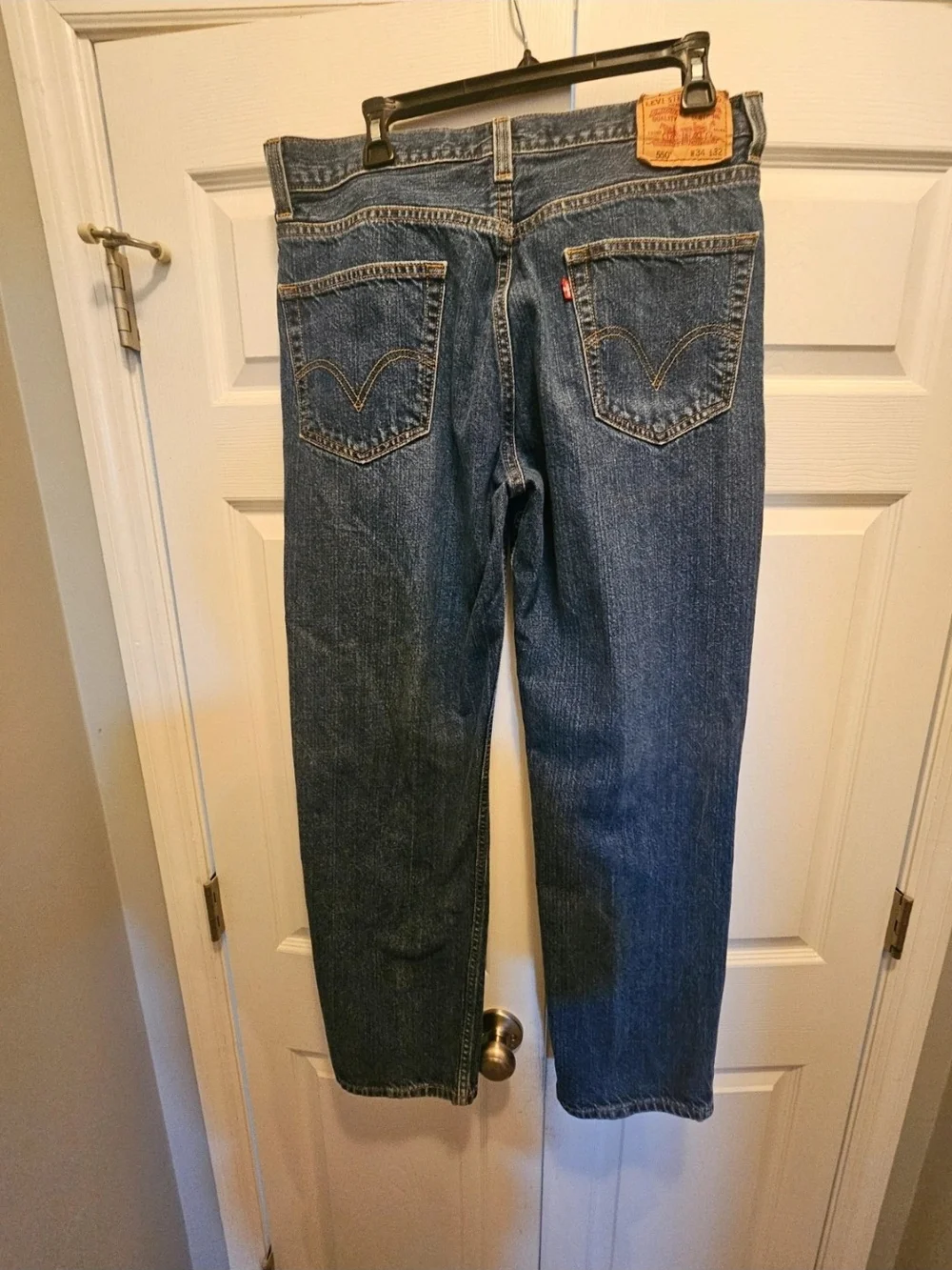 Levi's Men's Dark Blue Relaxed Fit Jeans